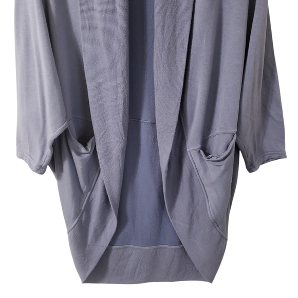 Athleta Ethereal Cocoon Wrap Cardigan Purple Sz S/M - Picture 3 of 13